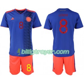 Billige Fotballdrakter Colombia LERMA 8 Barn Bortedraktsett Copa América 2019 Kortermet